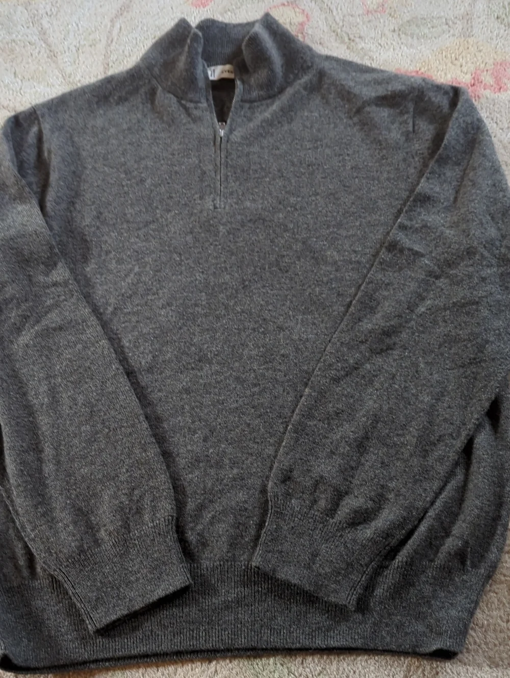 🆕EVERLANE The Cashmere Quarter-Zip Sweater